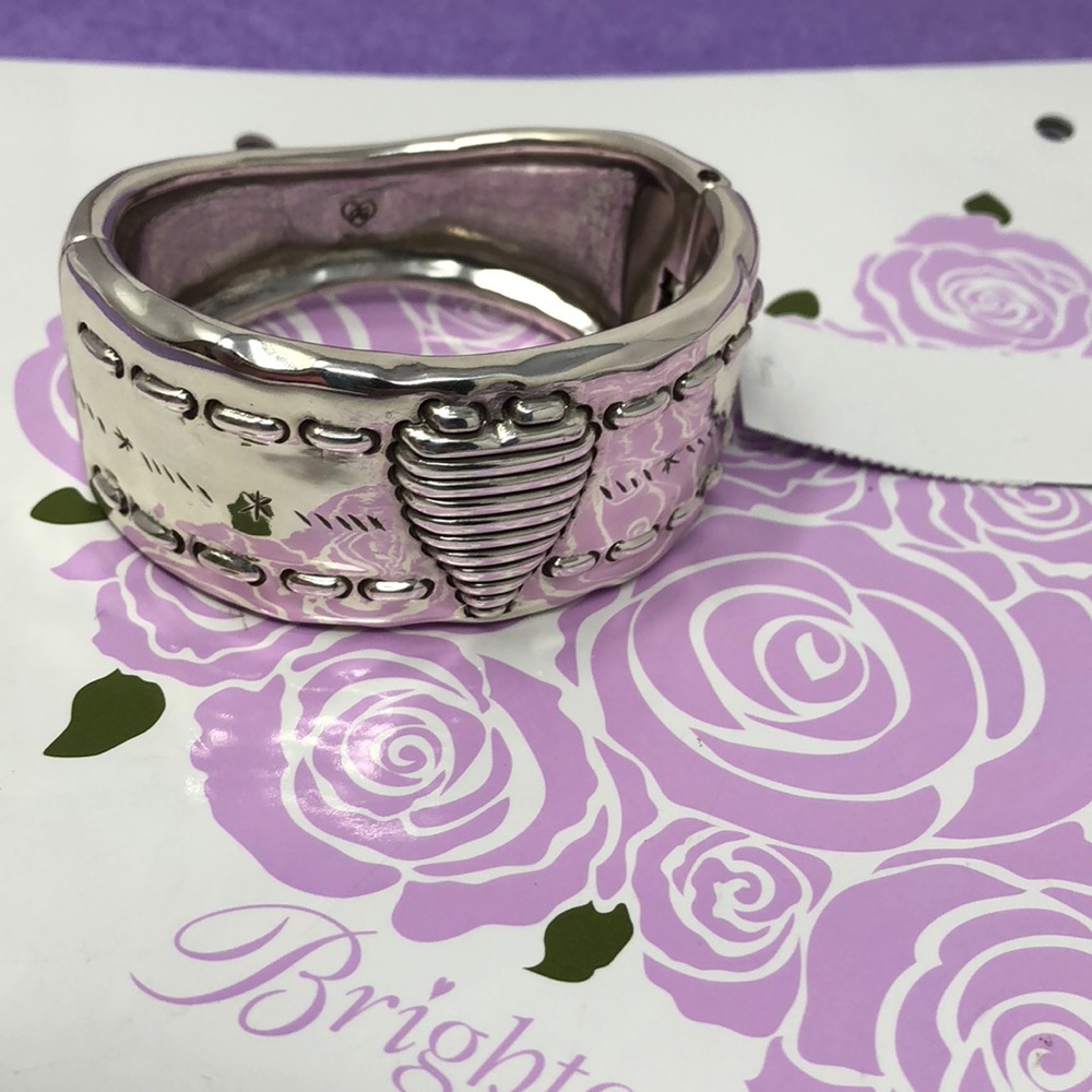 Brighton heart strings bangle hinged - Picture 2 of 5